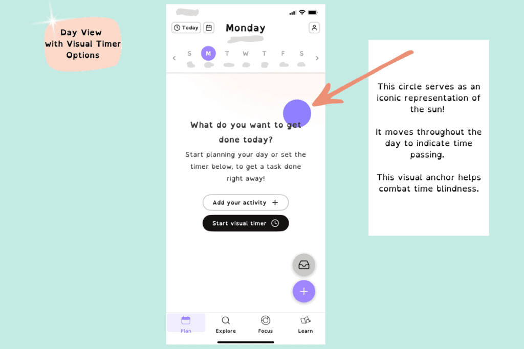 day view, planning, Tiimo app review, Tiimo interface, edits by Teach with ND