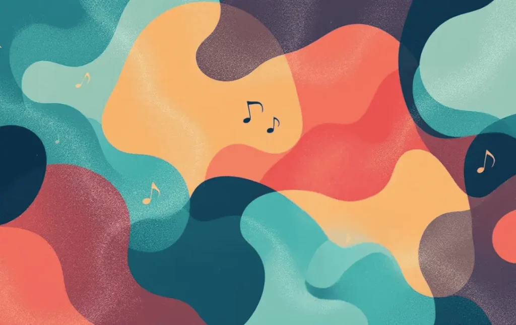 7 Powerful Boundaries Scripts for Neurodivergent Teachers to Protect Their Energy 4 wavy abstract lines and music notes representing boundaries and boundaries scripts
