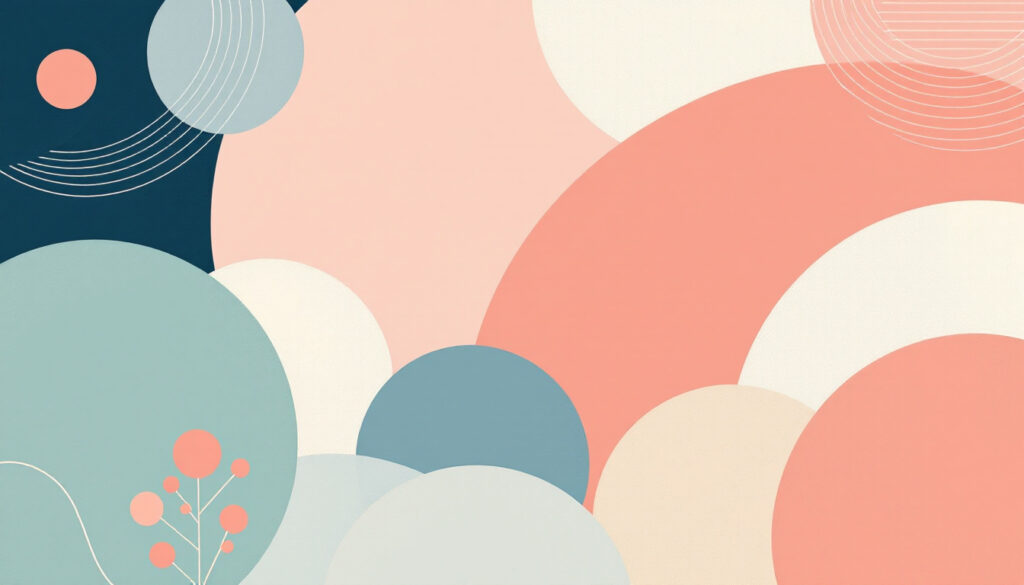 5 Essential Ways Setting Boundaries Is Different for Neurodivergent Teachers 3 structured circles in peach and beige, overlapping in organized manner, setting boundaries neurodivergent vs neurotypical